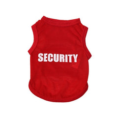 Security - Summer Cotton Dog T-shirt - WoofExpert