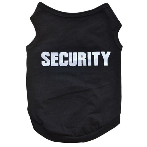 Security - Summer Cotton Dog T-shirt - WoofExpert