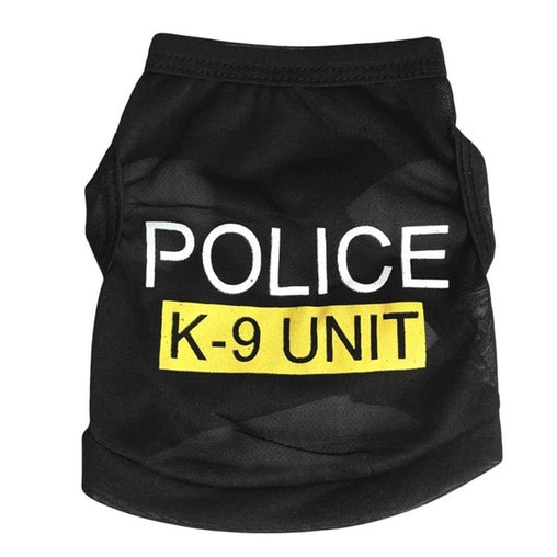 Police K-9 Unit - Summer Cotton Dog T-shirt - WoofExpert