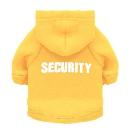 Security - Warm Cotton Dog Hoodie - WoofExpert