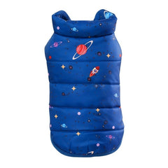 Quilted Padded Dog Jacket - Universe - WoofExpert