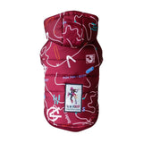 Quilted Padded Dog Jacket - Abstract