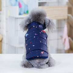 Quilted Padded Dog Jacket - Universe - WoofExpert